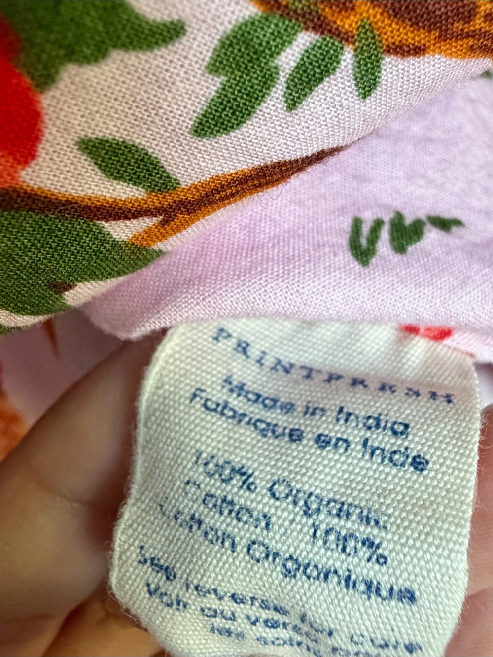 Printfresh Hen House Chicken Orchard Pajama Top Sz M Pink Organic Cotton Cottage - Picture 10 of 16